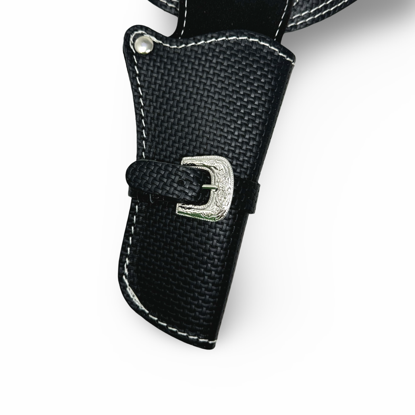 Holstergürtel Westernholster Echt Leder Lederholster Holster Rindleder Schwarz -versch. Größen - Farbe: Shadow-Carbon