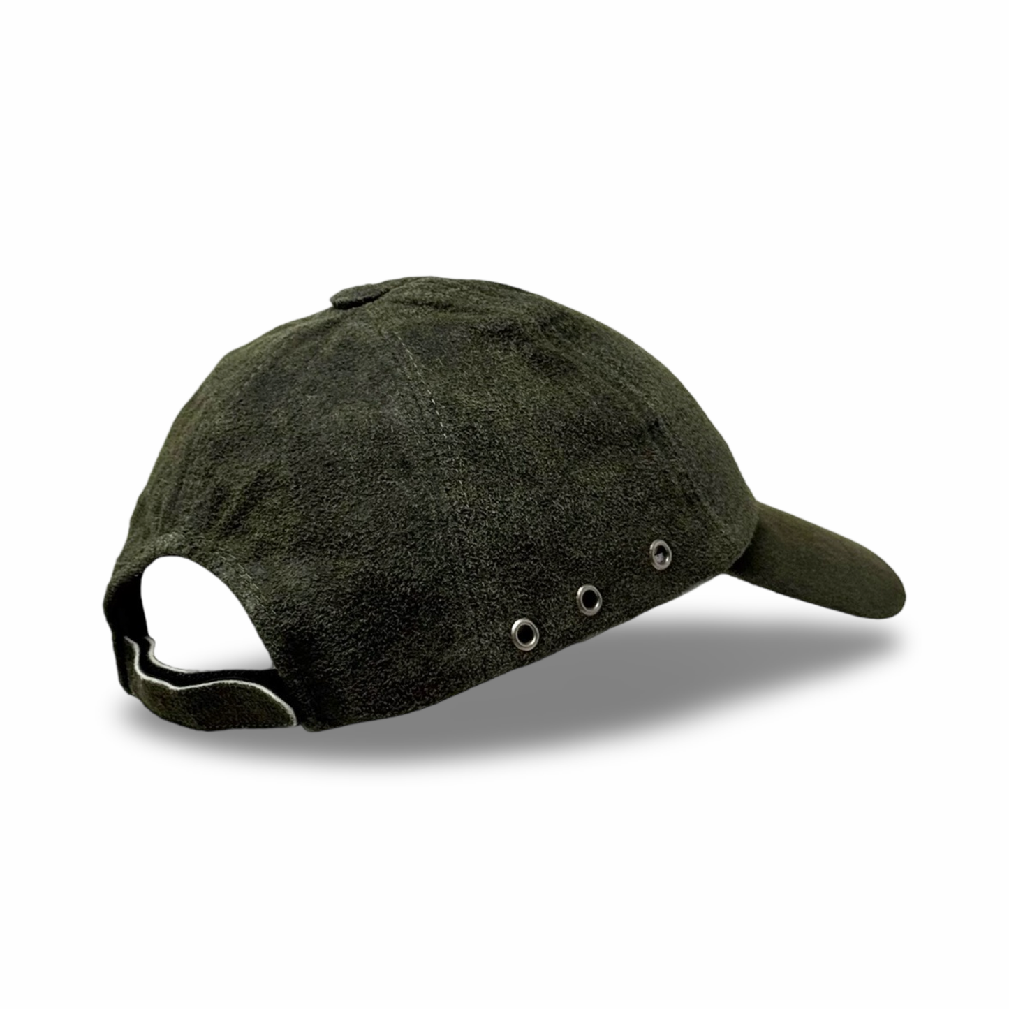 Ledercap Leder-Basecap Leder Outdoor Kappe Lederkappe Unisex Basecap Mossgreen