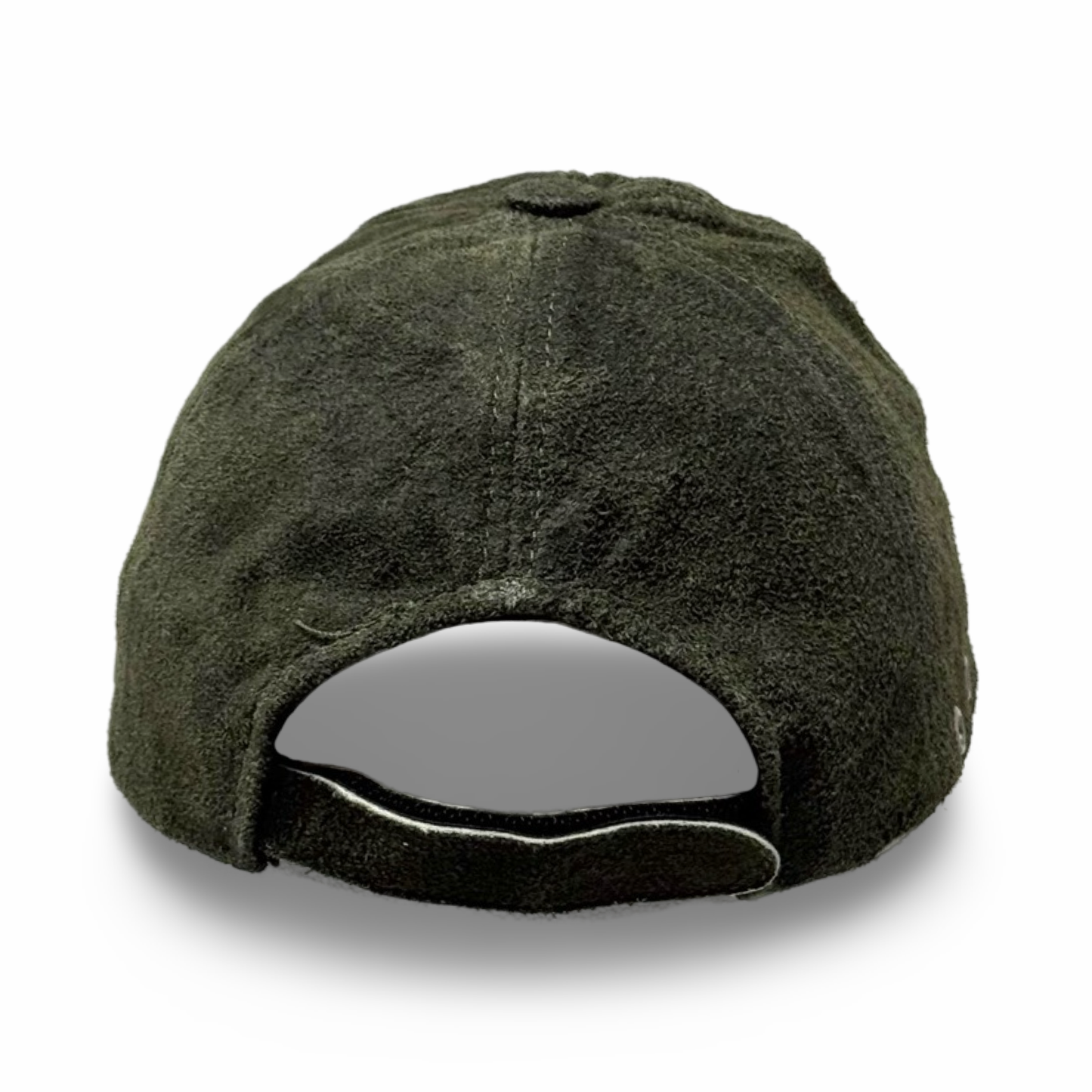 Ledercap Leder-Basecap Leder Outdoor Kappe Lederkappe Unisex Basecap Mossgreen