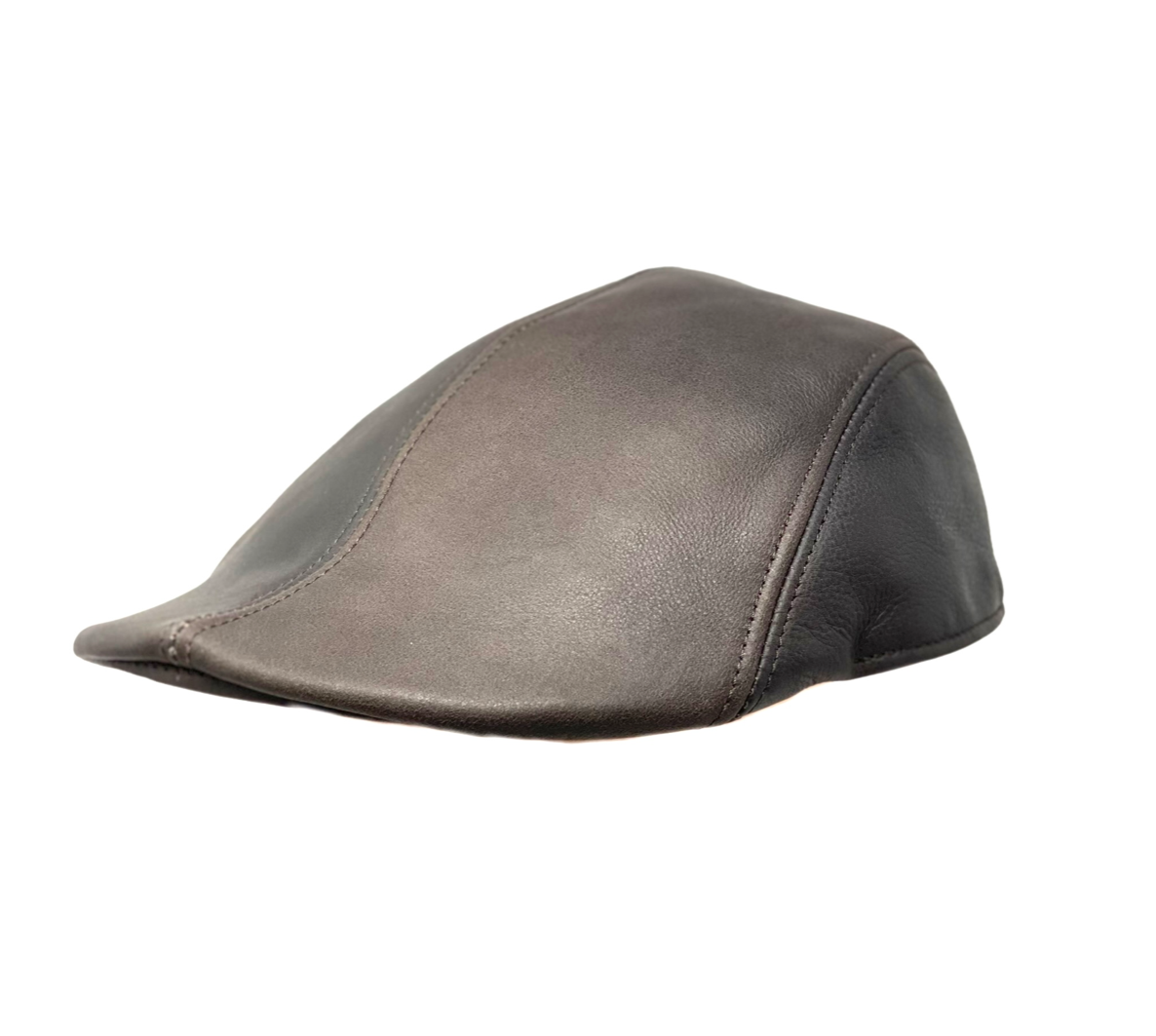 Herren Schiebermütze Flatcap Mütze Echt Leder Ledermütze Kappe Cap Schirmmütze